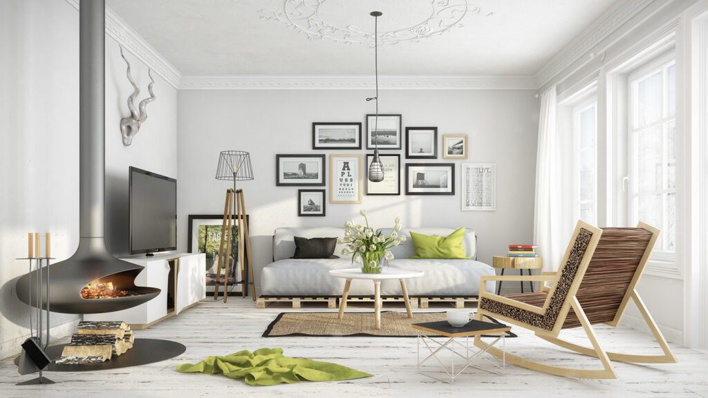 scandinavian living room