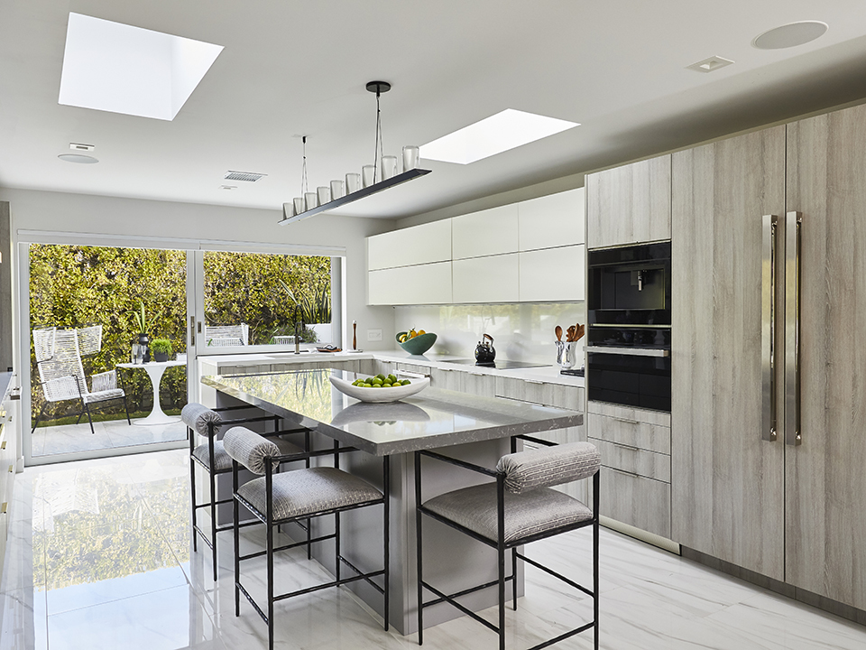 contemporary kitchen natural light